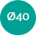 Diam&egrave;tre 40