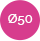 Diam&egrave;tre 50