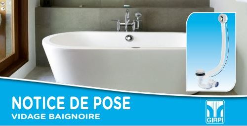 VIDAGE DE BAIGNOIRE A JOINT INTEGRES