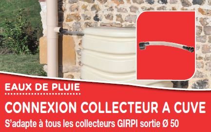 Connecter le collecteur GIRPI à une cuve