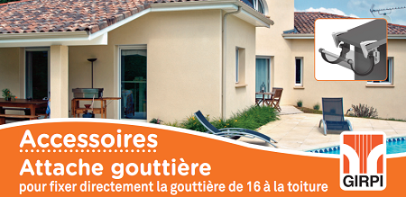ATTACHE POUR GOUTTIÈRE DE 16