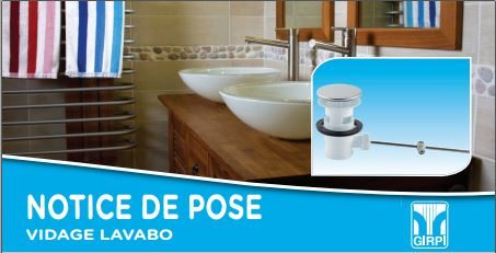BONDE DE LAVABO AUTOMATIQUE